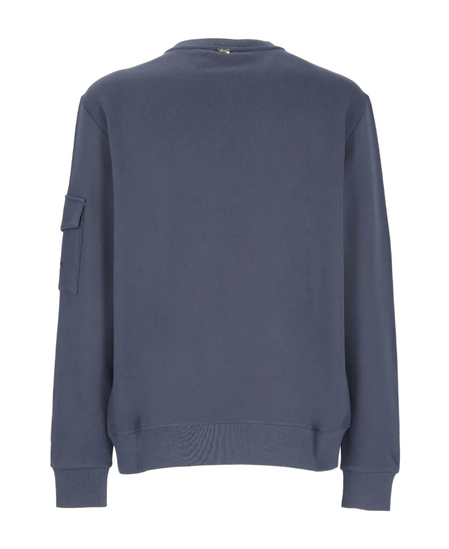 Flap-Pocket Detail Sweatshirt