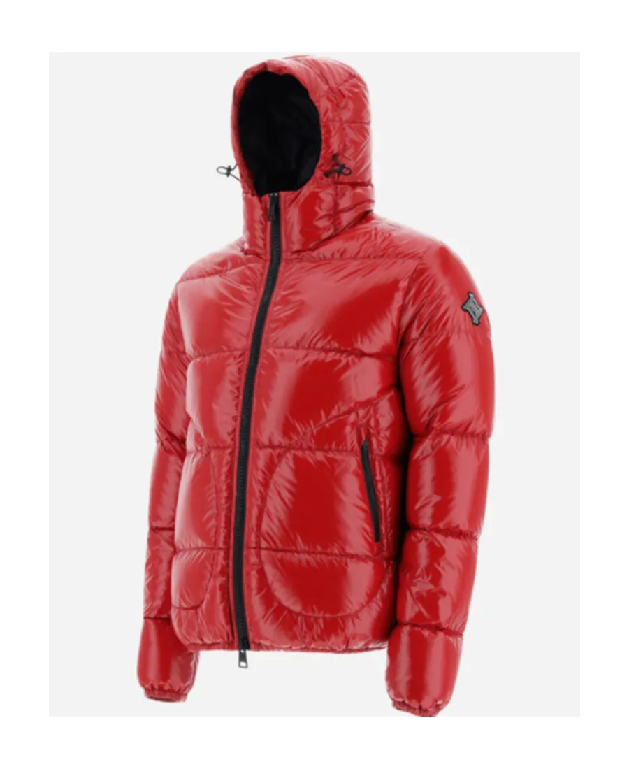 Logo Patch Zip-Up Padded Jacket