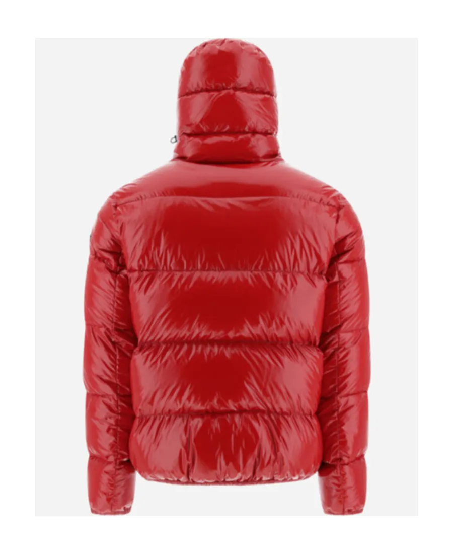 Logo Patch Zip-Up Padded Jacket