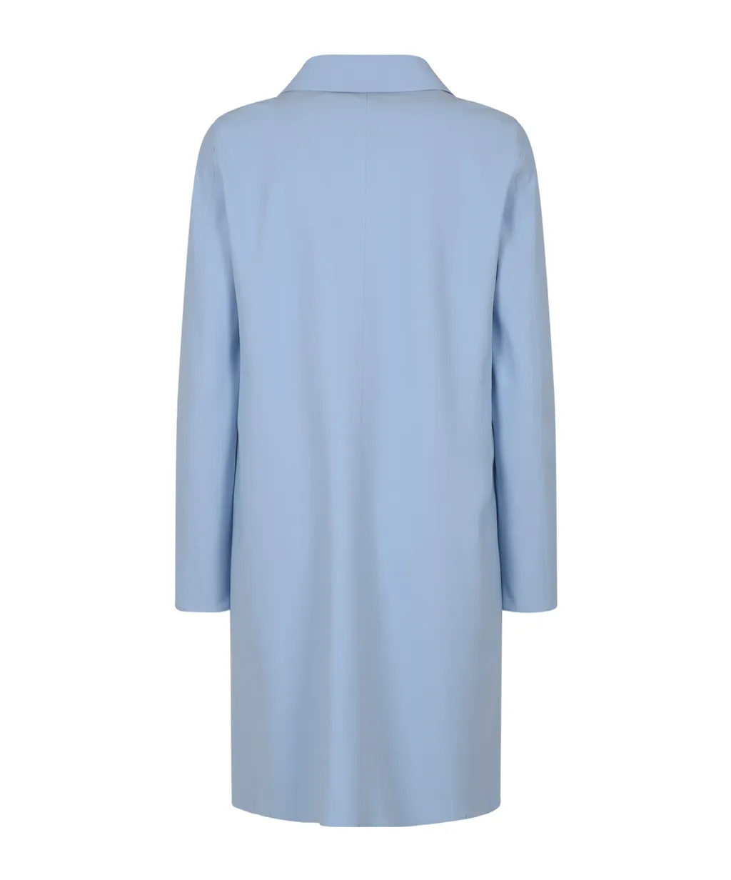 Single-Breasted Long-Sleeved Coat