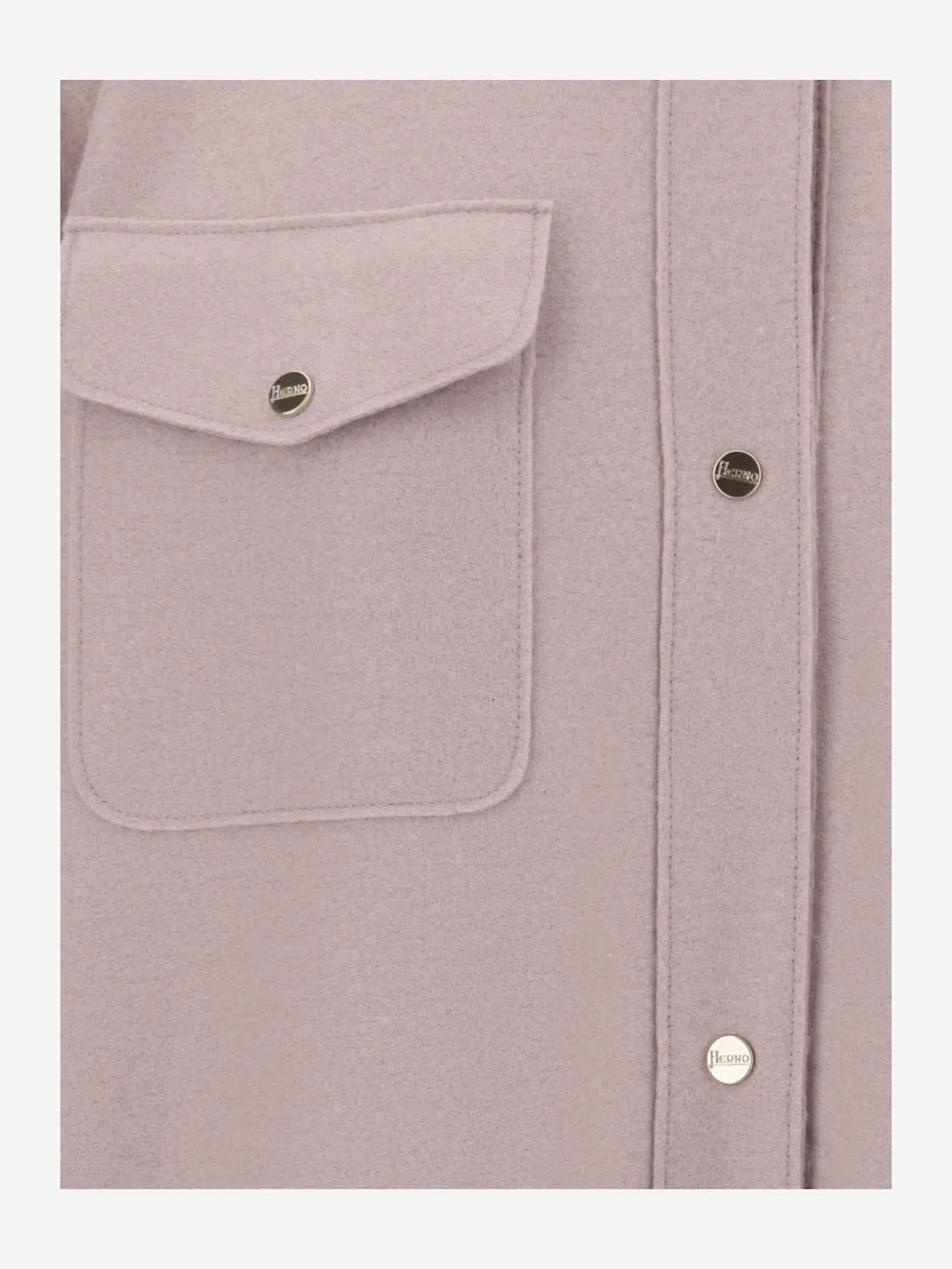 Felted-Finish Virgin Wool Shirt