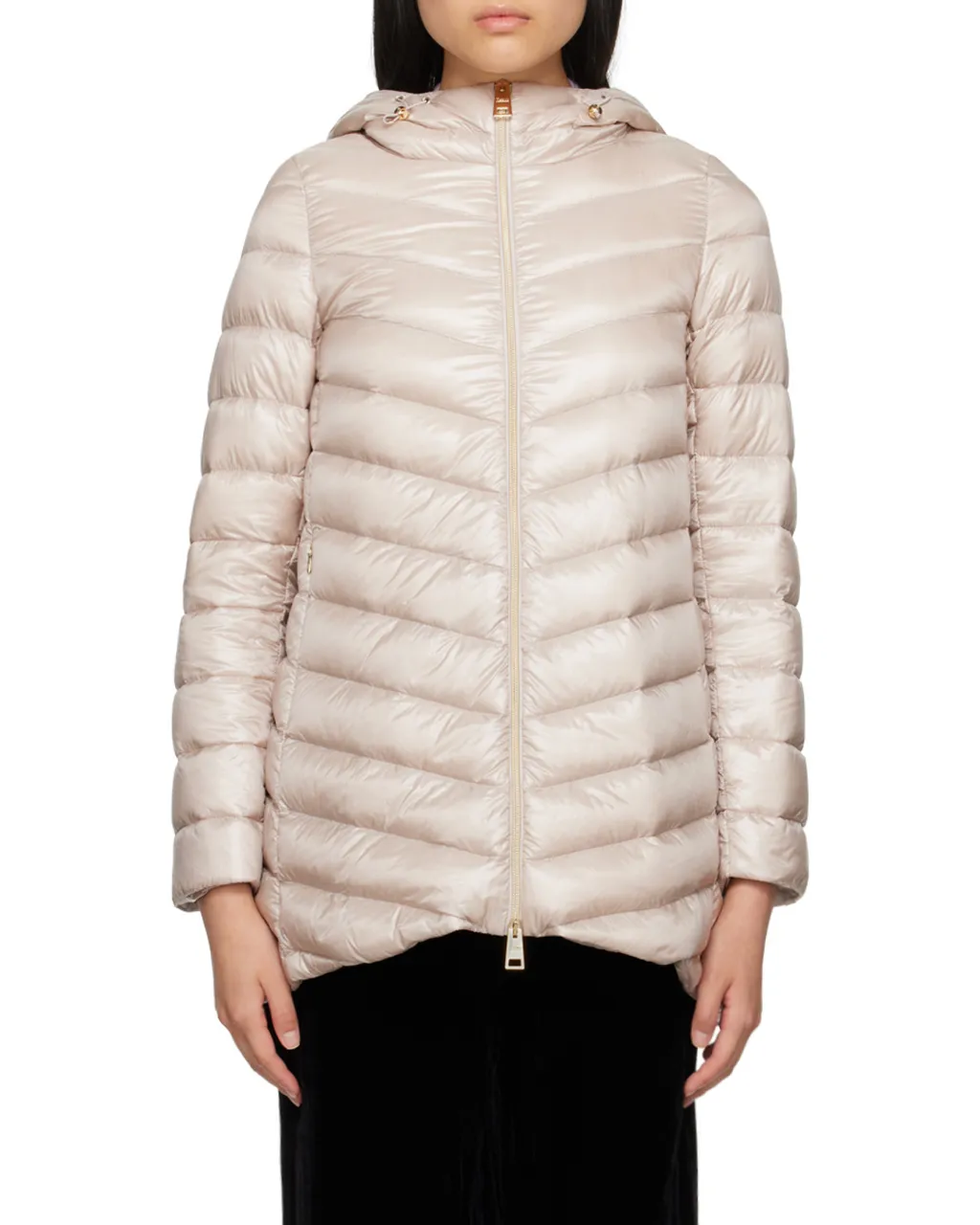 Zip-Up Long-Sleeved Hooded Jacket