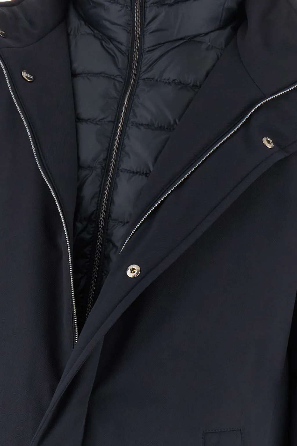 Quilted High-Neck Jacket