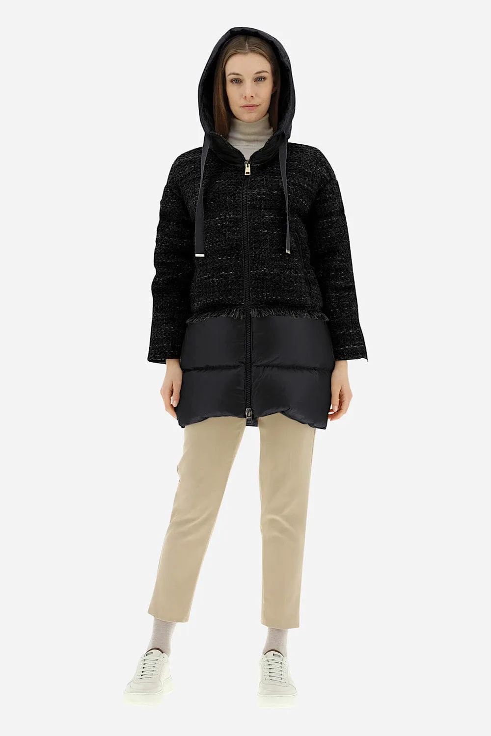 Long-Sleeved Down Jacket