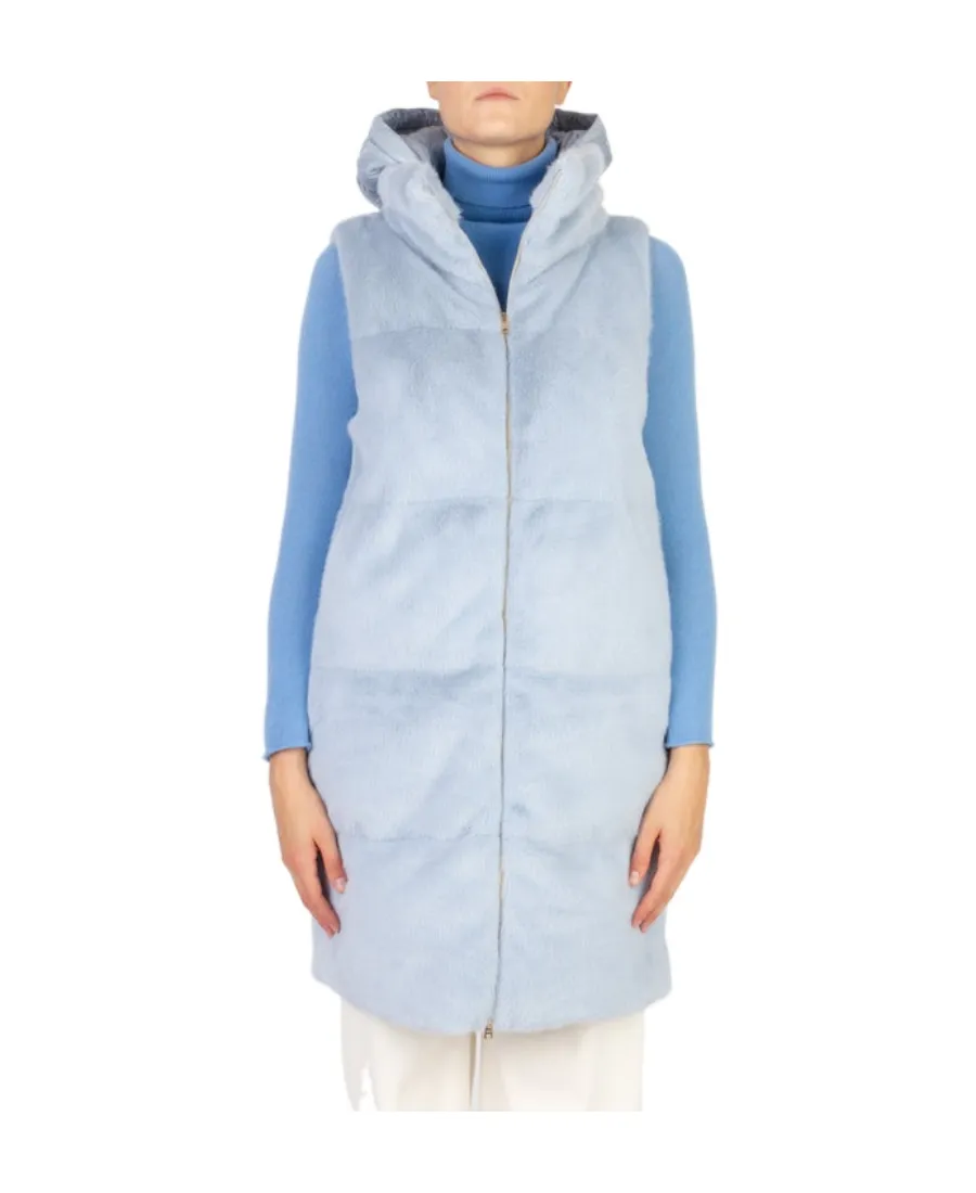 Zip-Up Hooded Gilet