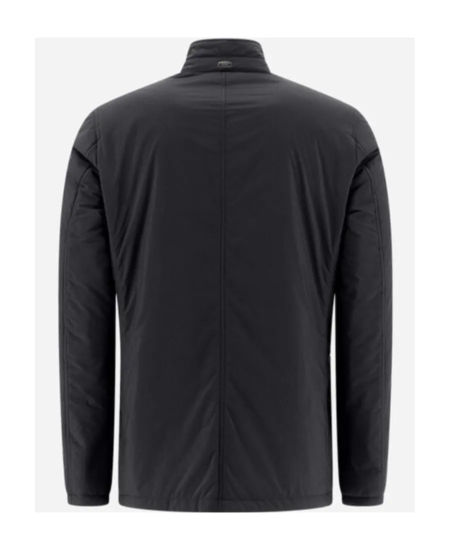 Padded Buttoned Highneck Jacket