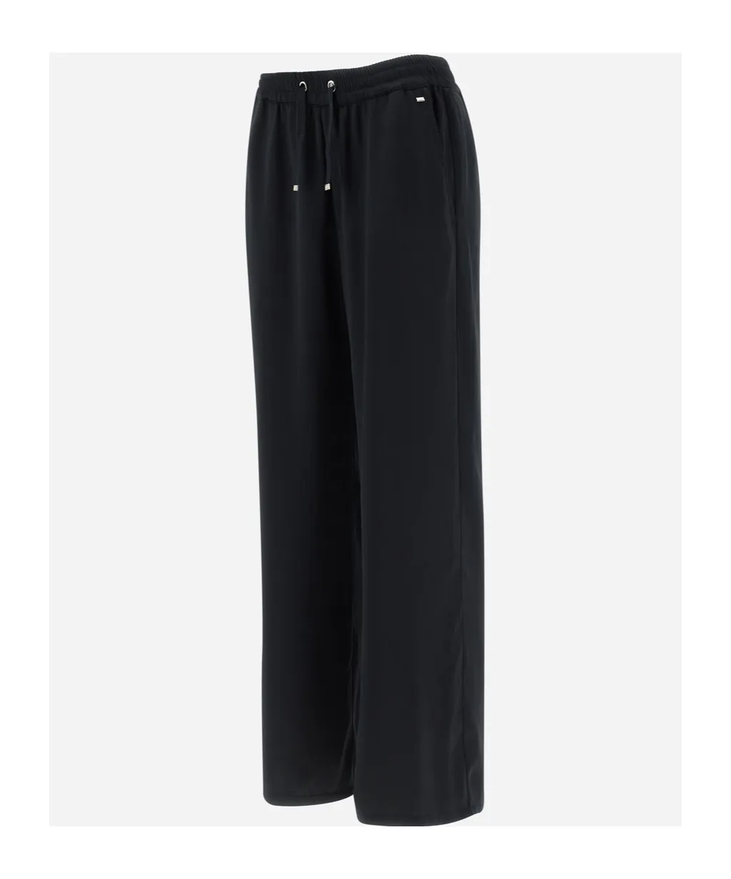 Wide Leg Satin Trousers