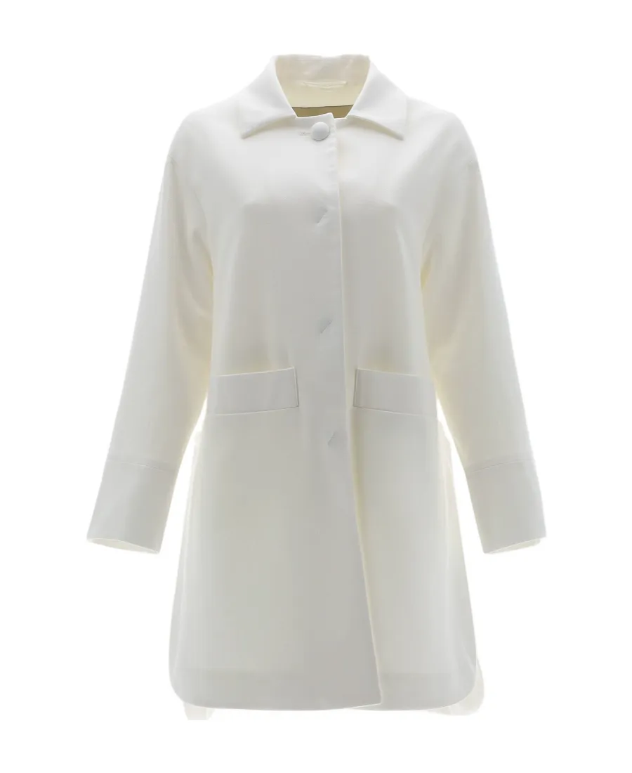 Long-Sleeved Side-Slits Coat
