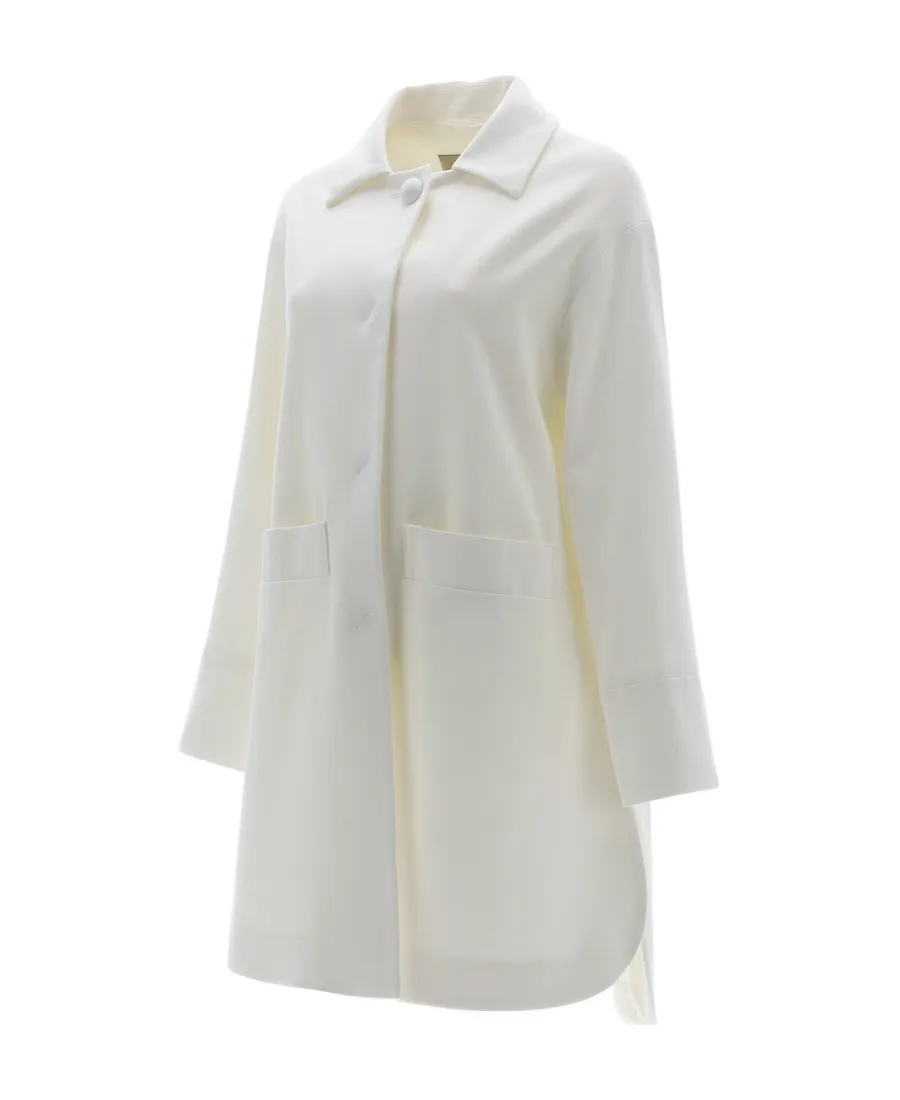 Long-Sleeved Side-Slits Coat
