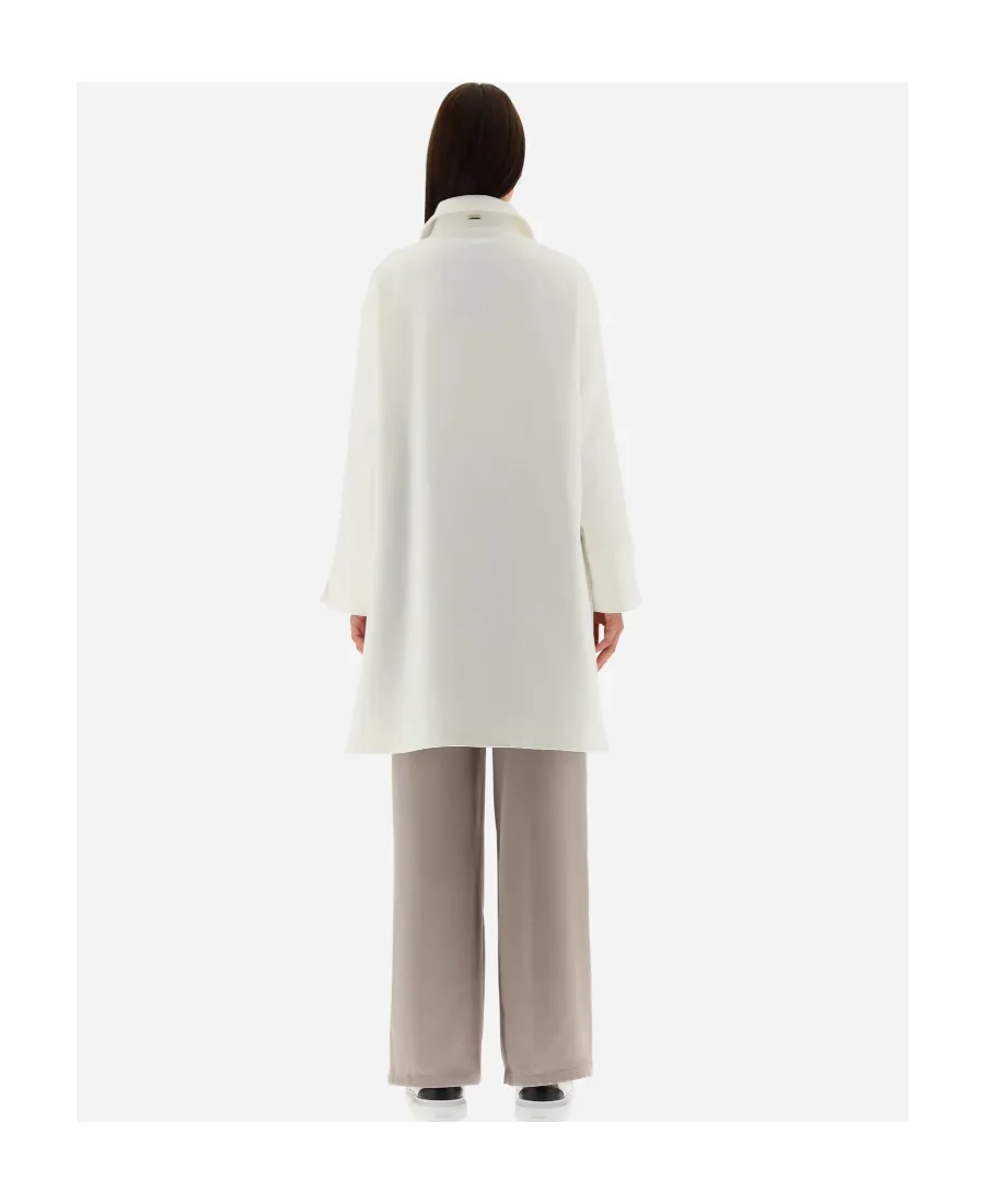 Long-Sleeved Side-Slits Coat