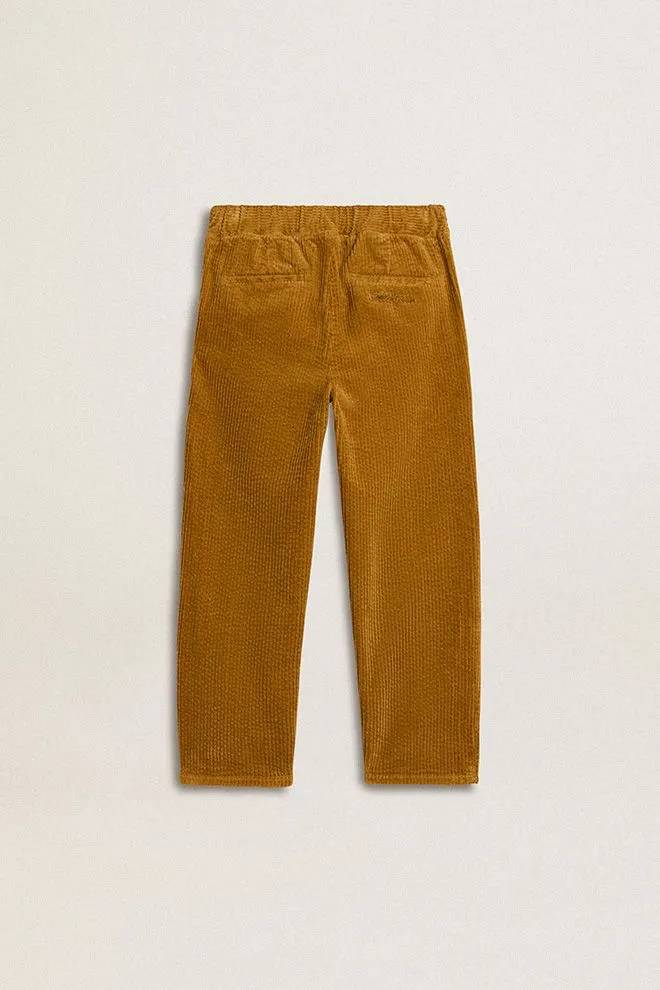 Corduroy-Texture Trousers