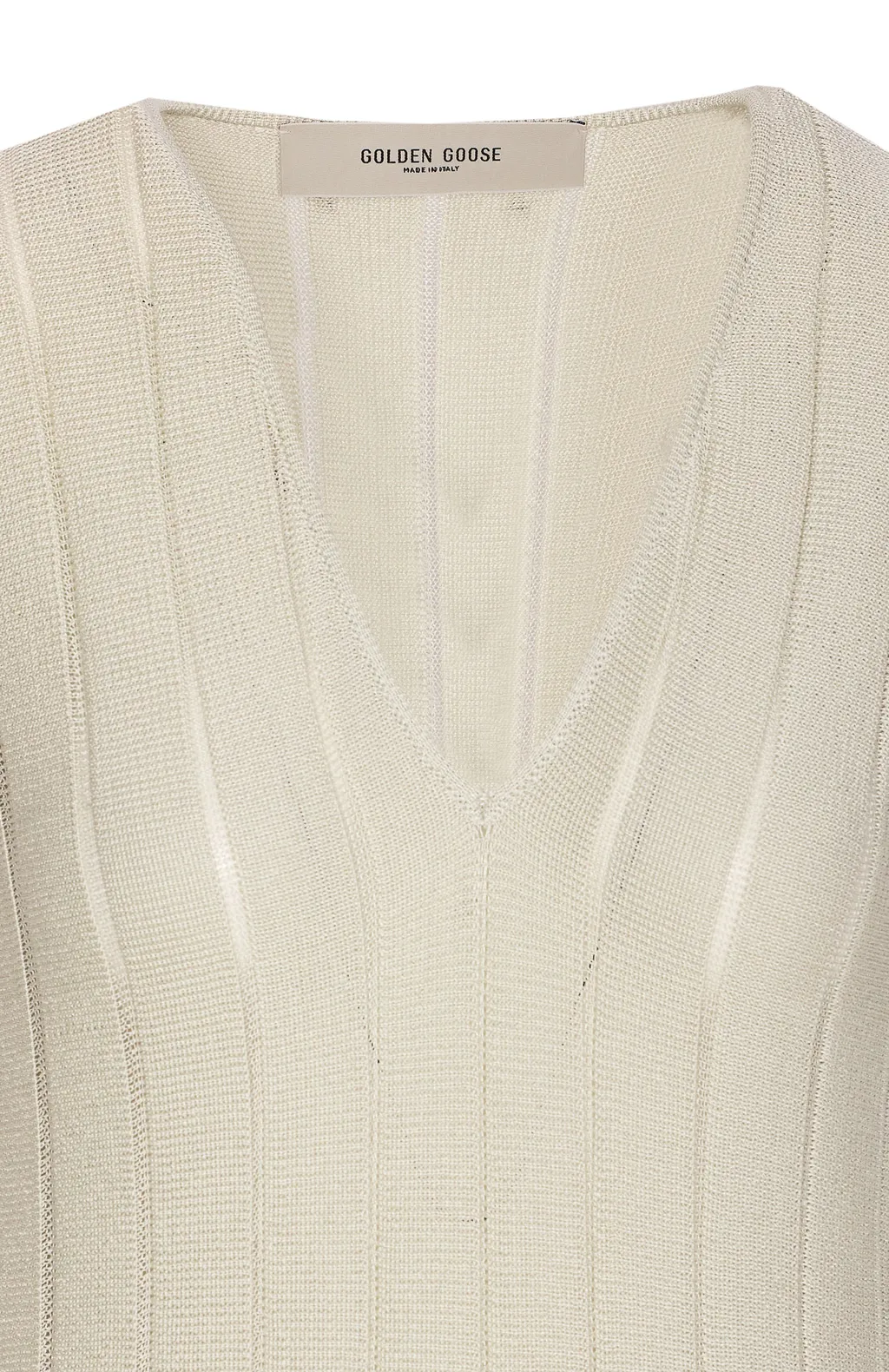 V-Neck Knitted Sleeveless Dress