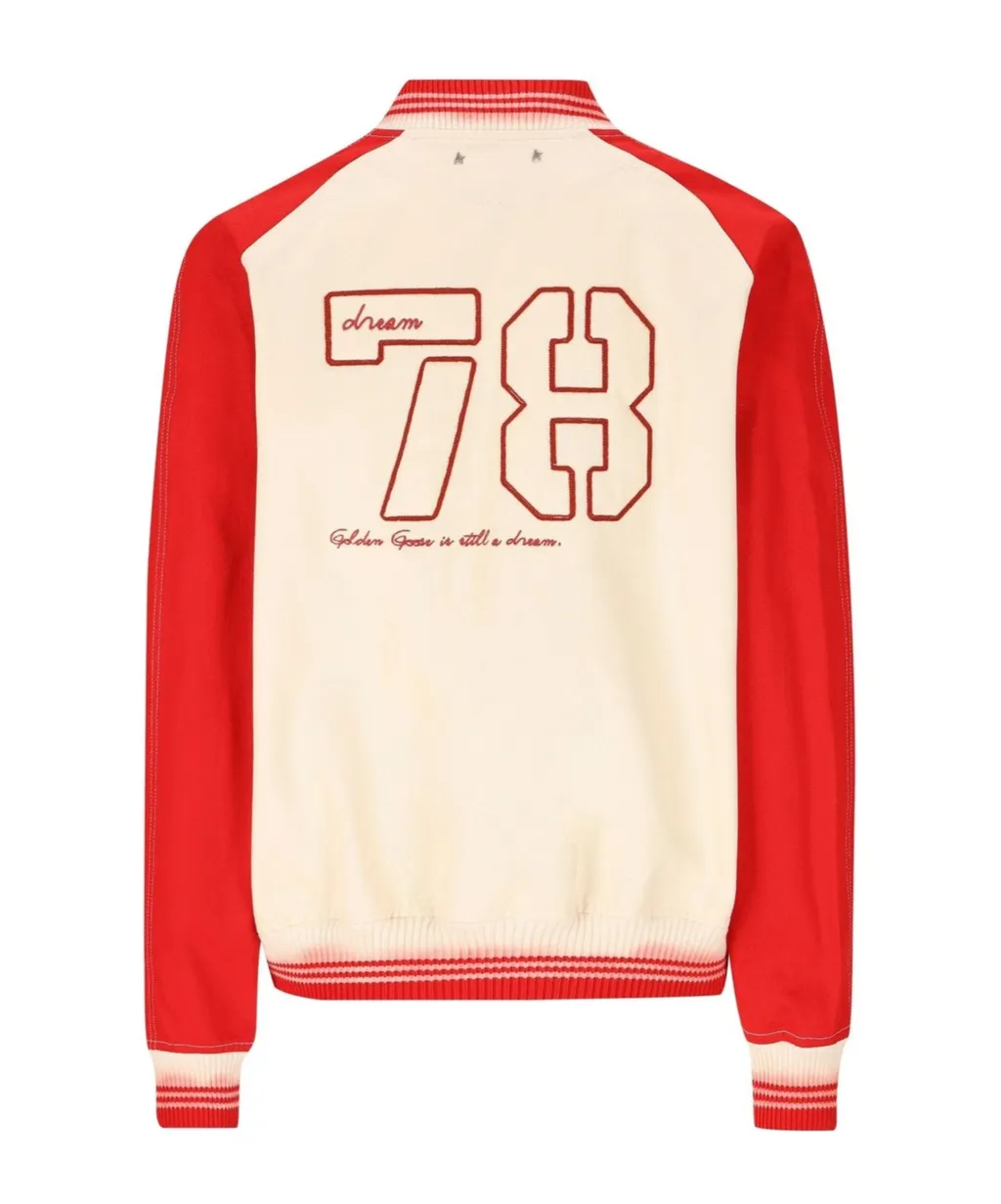 Logo Embroidered Bomber Jacket