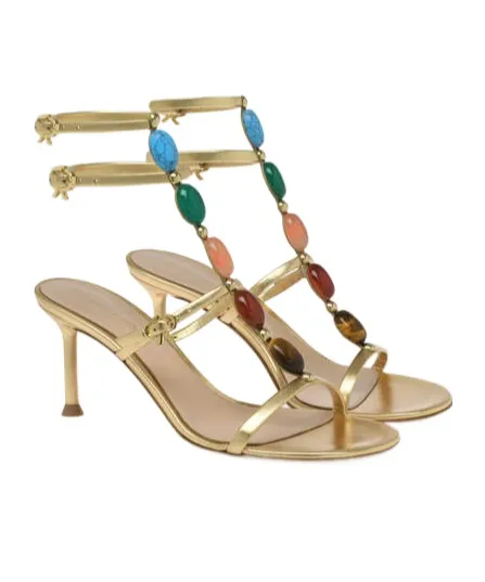 70Mm Shanti Leather Sandals