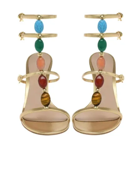 70Mm Shanti Leather Sandals