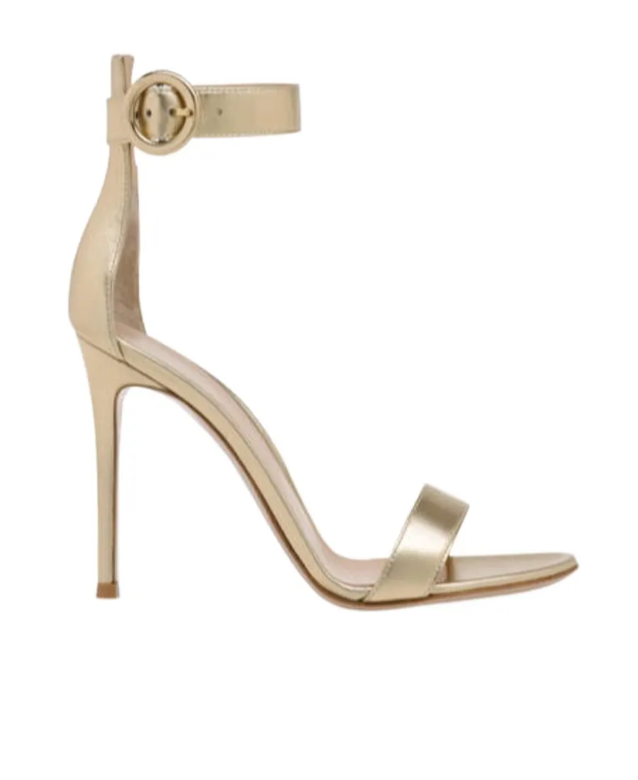 Portofino Buckle-Strapped Heeled Sandals