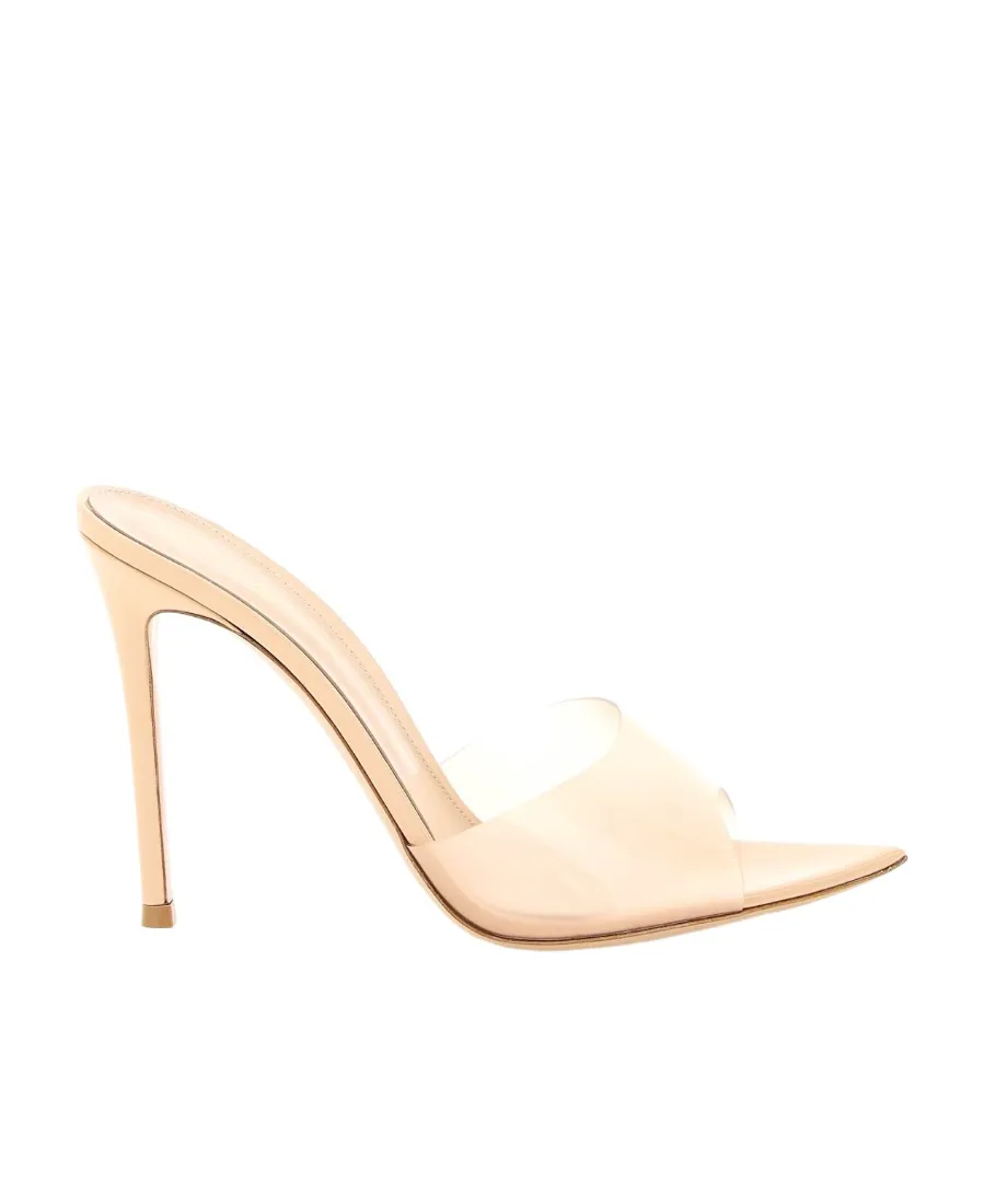 Pointed-Toe Heeled Sandals