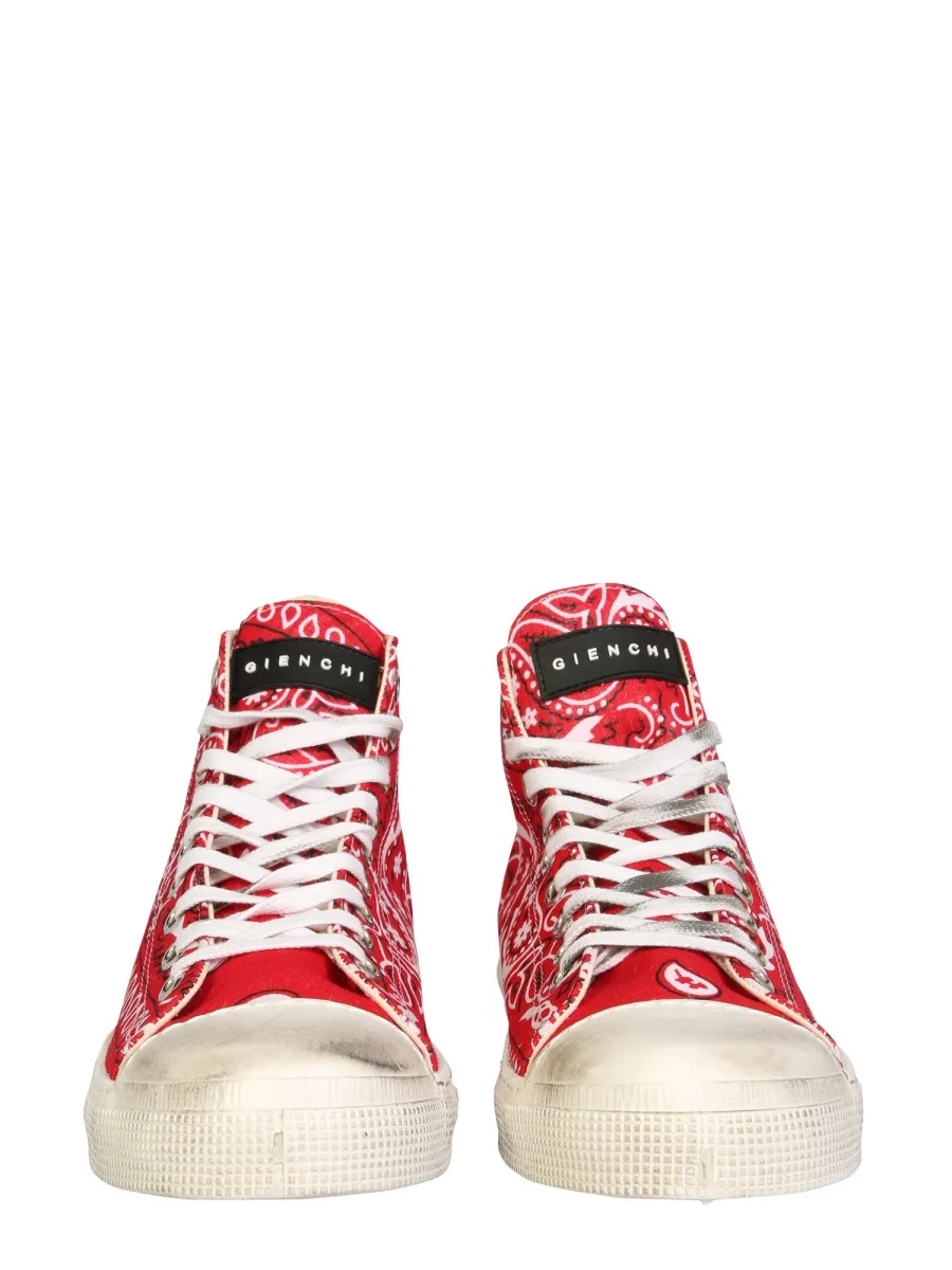 High Jean Michel Lace-Up Sneakers