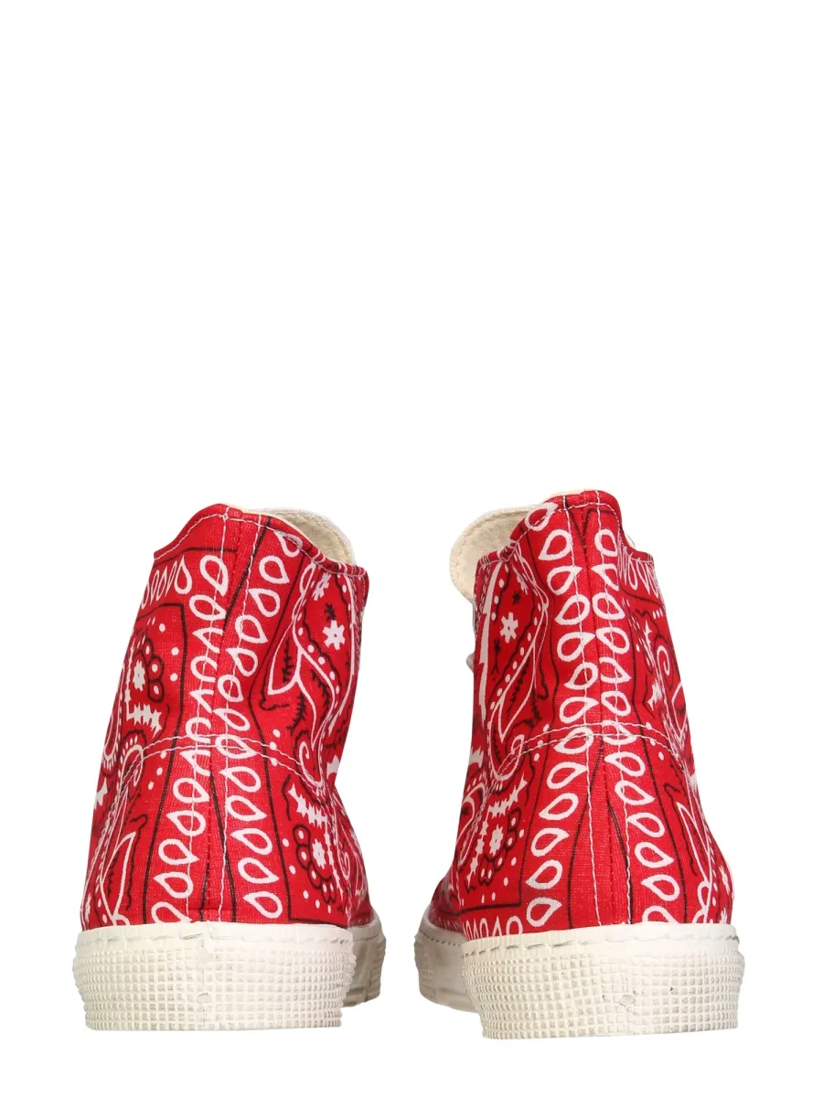 High Jean Michel Lace-Up Sneakers
