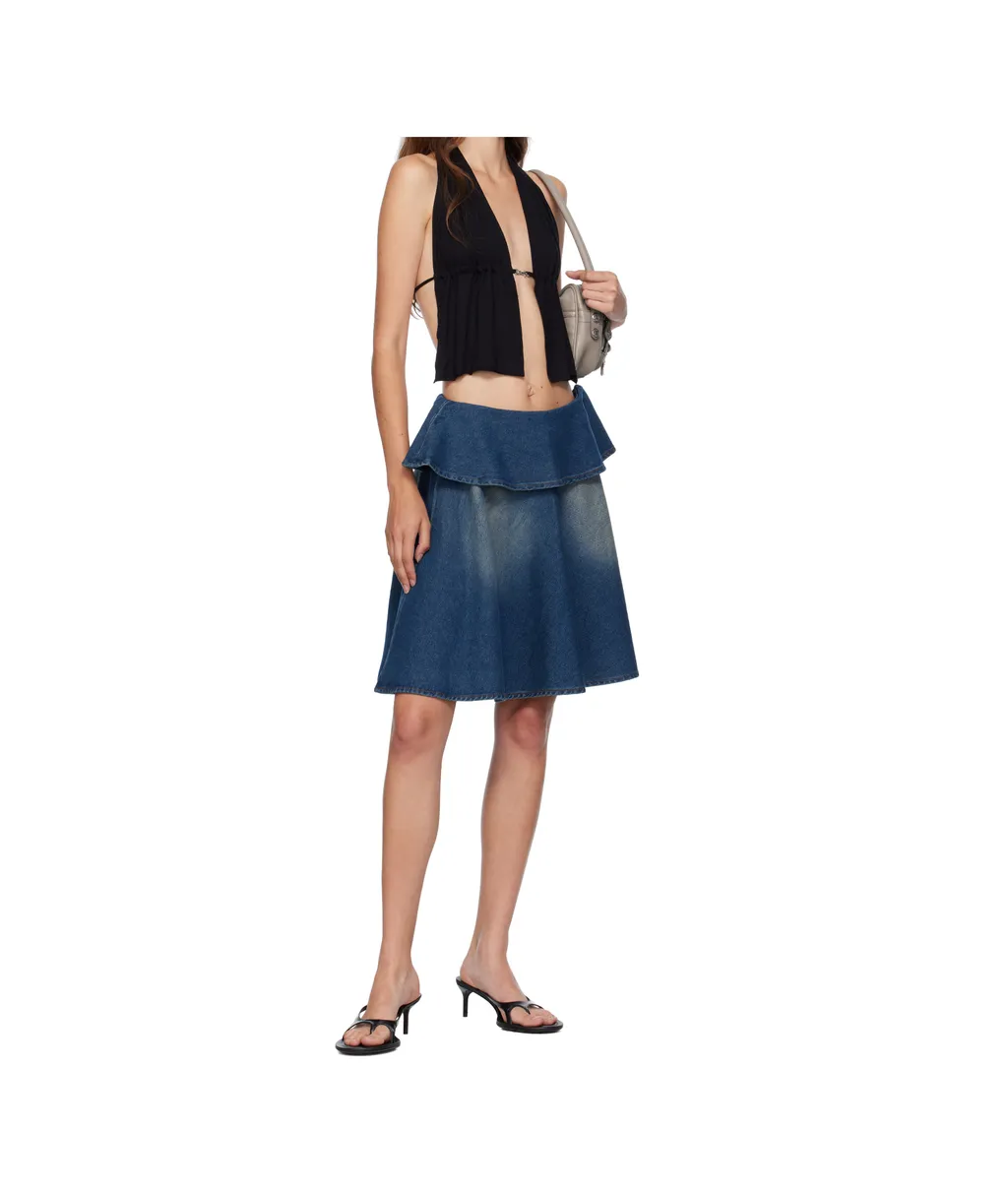 Ruffle Mini Skirt