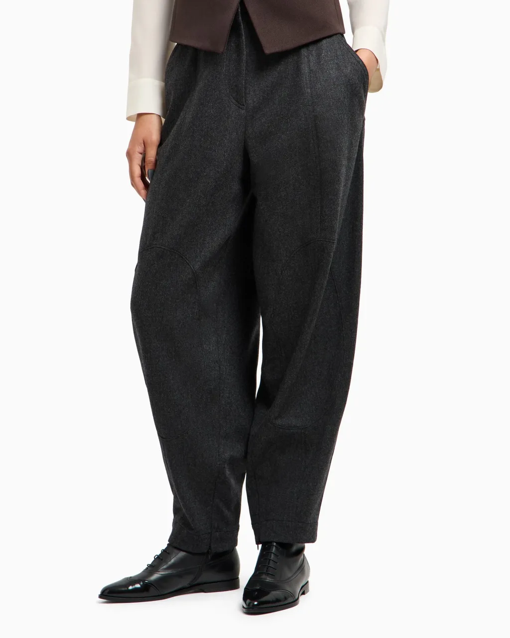 High Waist Tapered Trousers