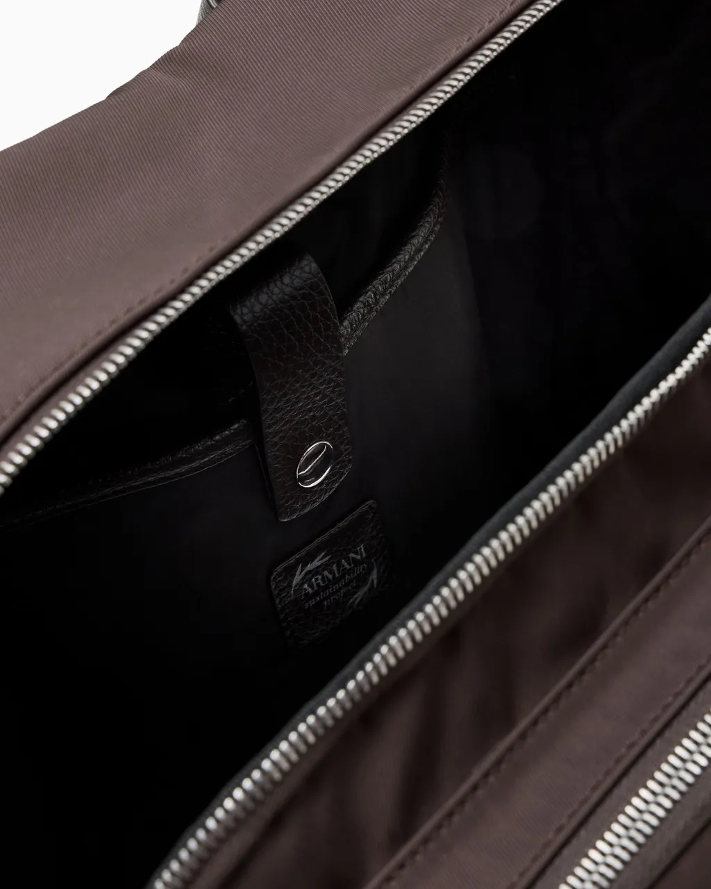 Logo Printed Zipped Backpack