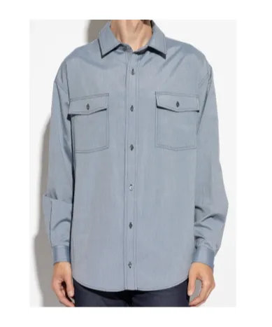 Button-Up Long-Sleeved Shirt