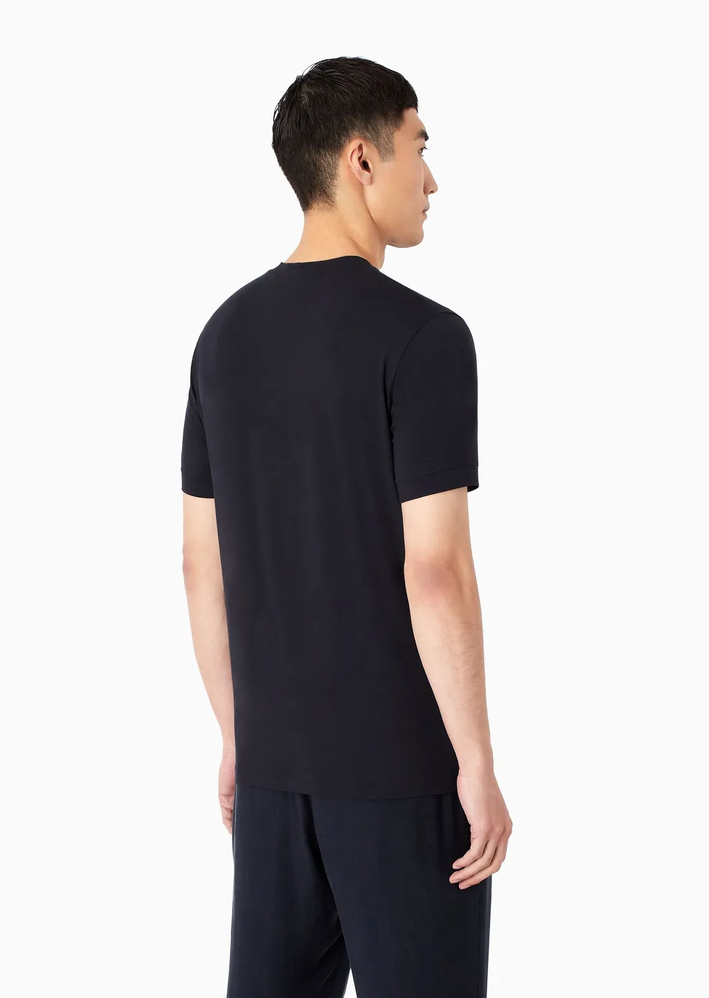 Short-Sleeved Round Collar T-Shirt