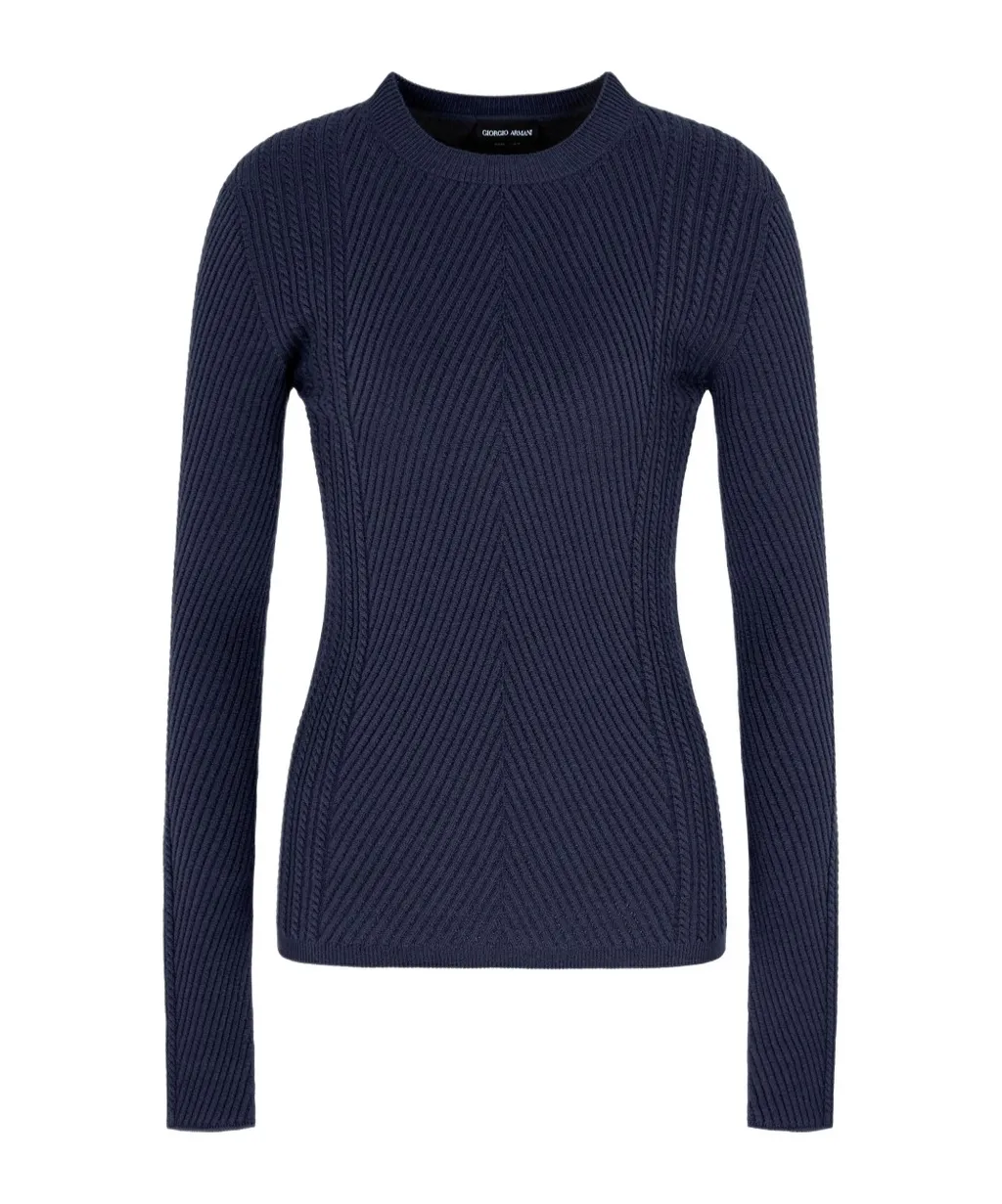 Herringbone Cable Knit Sweater