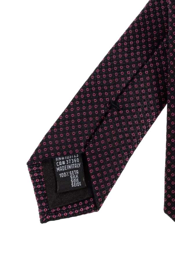 Micro-Pattern Silk Tie