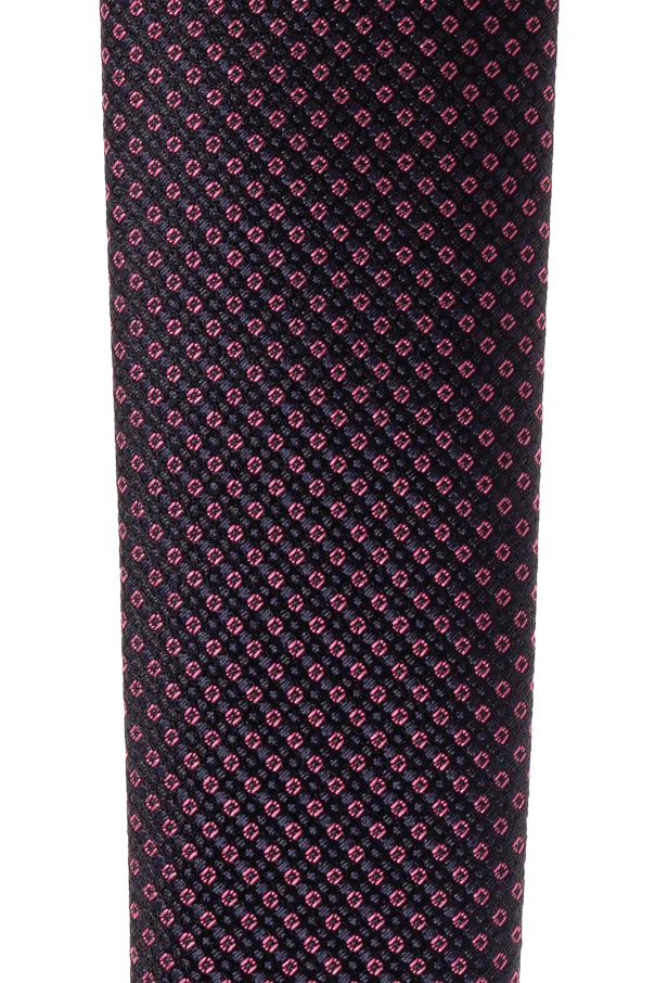 Micro-Pattern Silk Tie