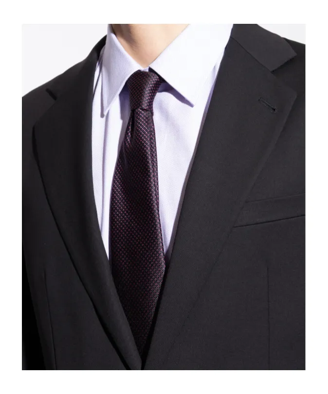 Micro-Pattern Silk Tie