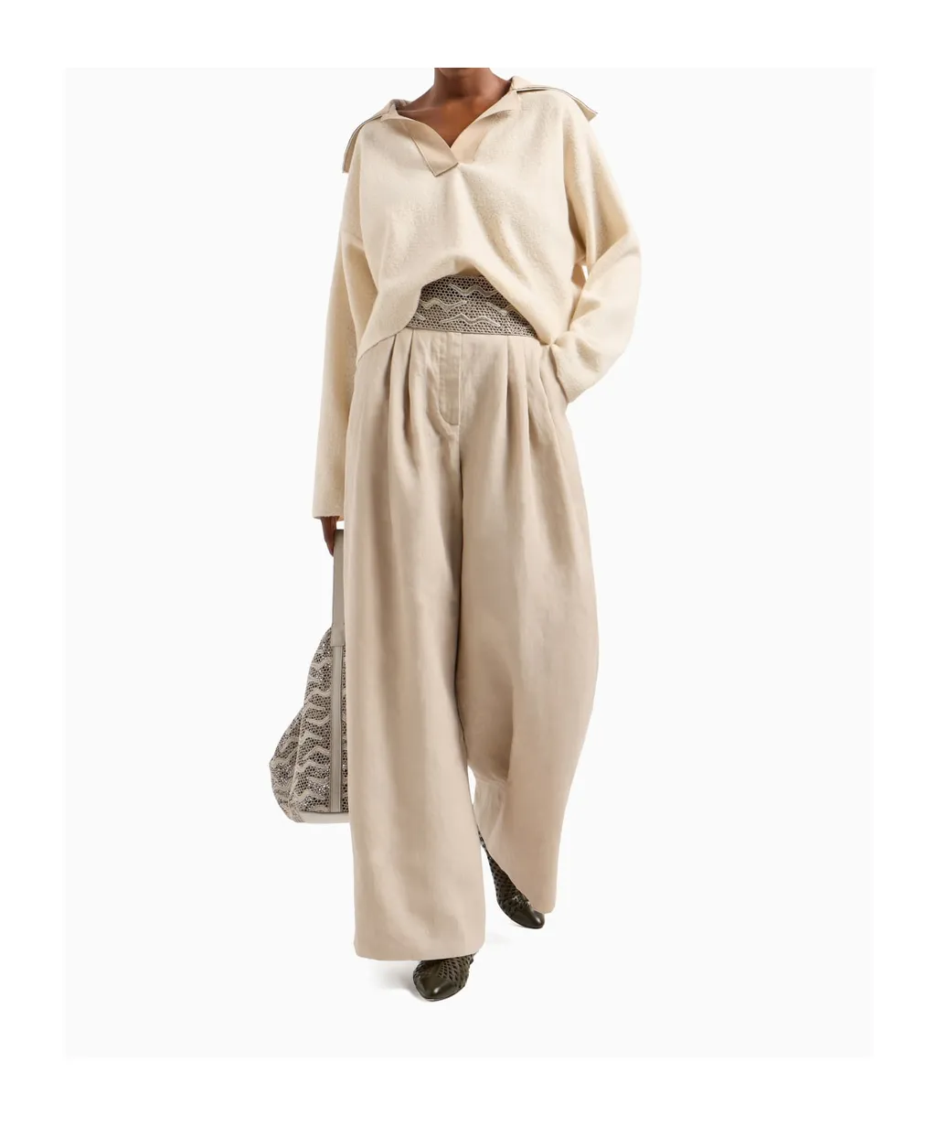 Wide-Leg Trousers