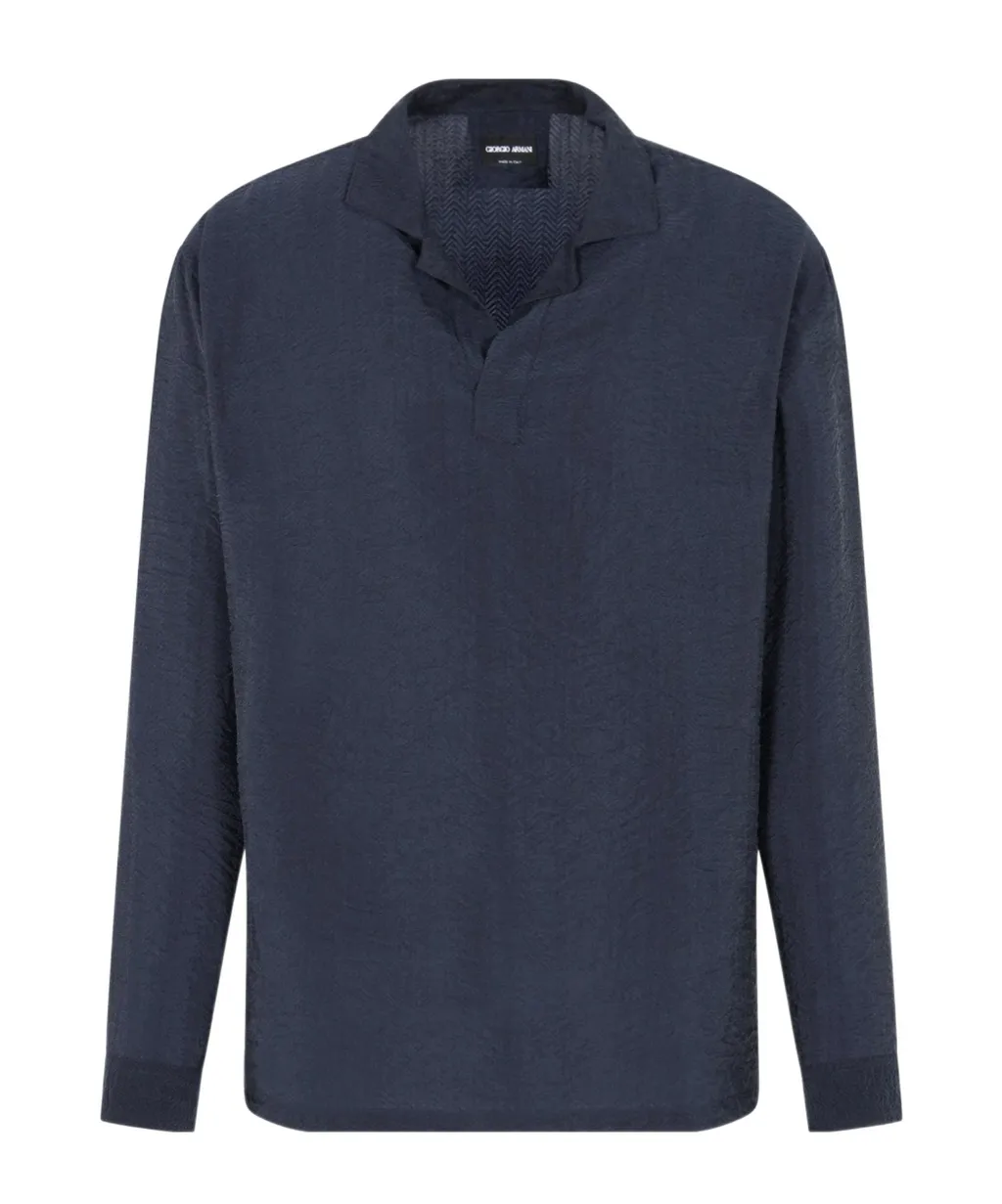 Long-Sleeve Polo Shirt