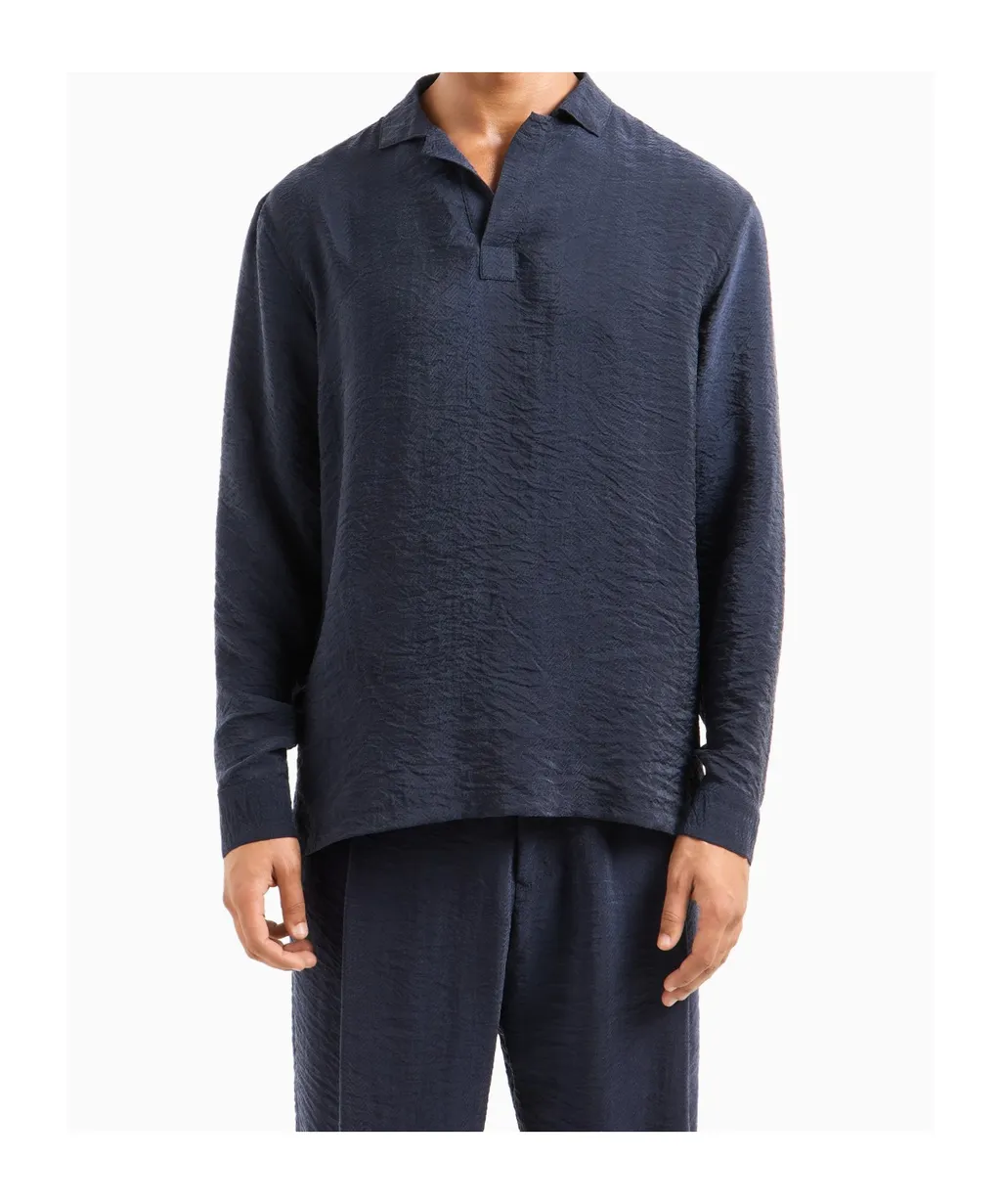 Long-Sleeve Polo Shirt