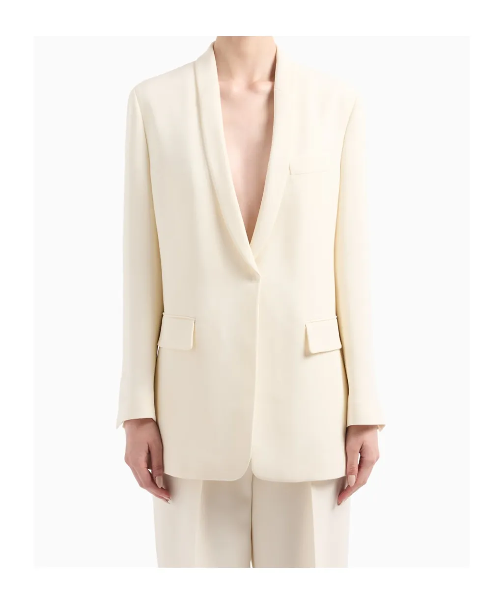 Shawl Lapel Tailored Blazer