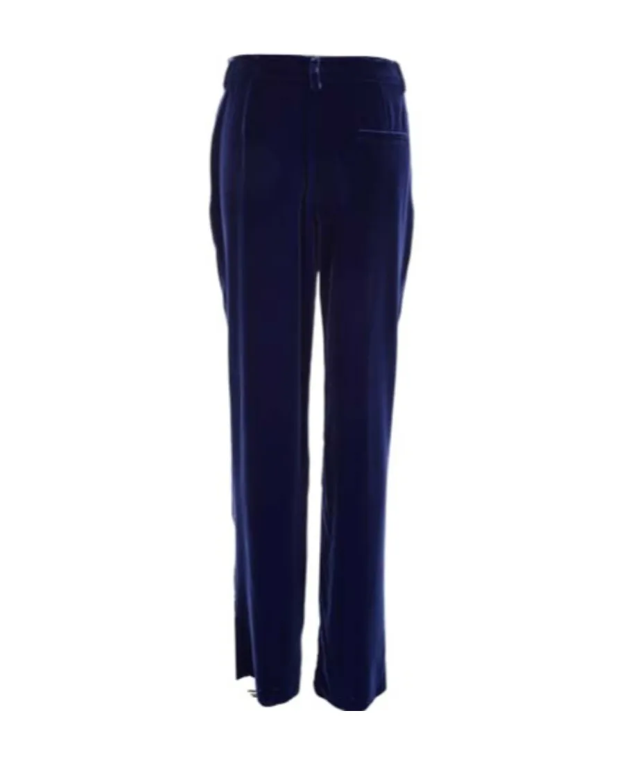 Mid Rise Velvet Trousers