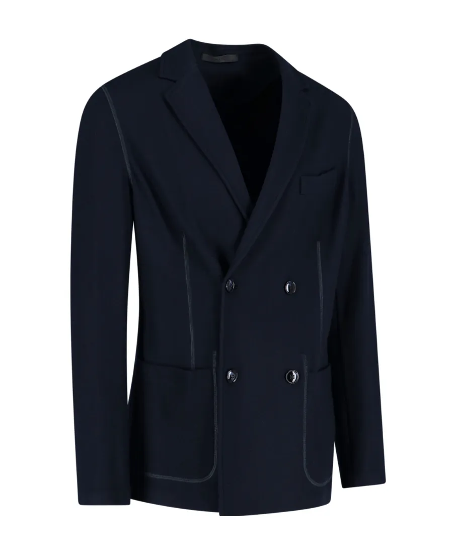 Double-Breasted Suit Jacket