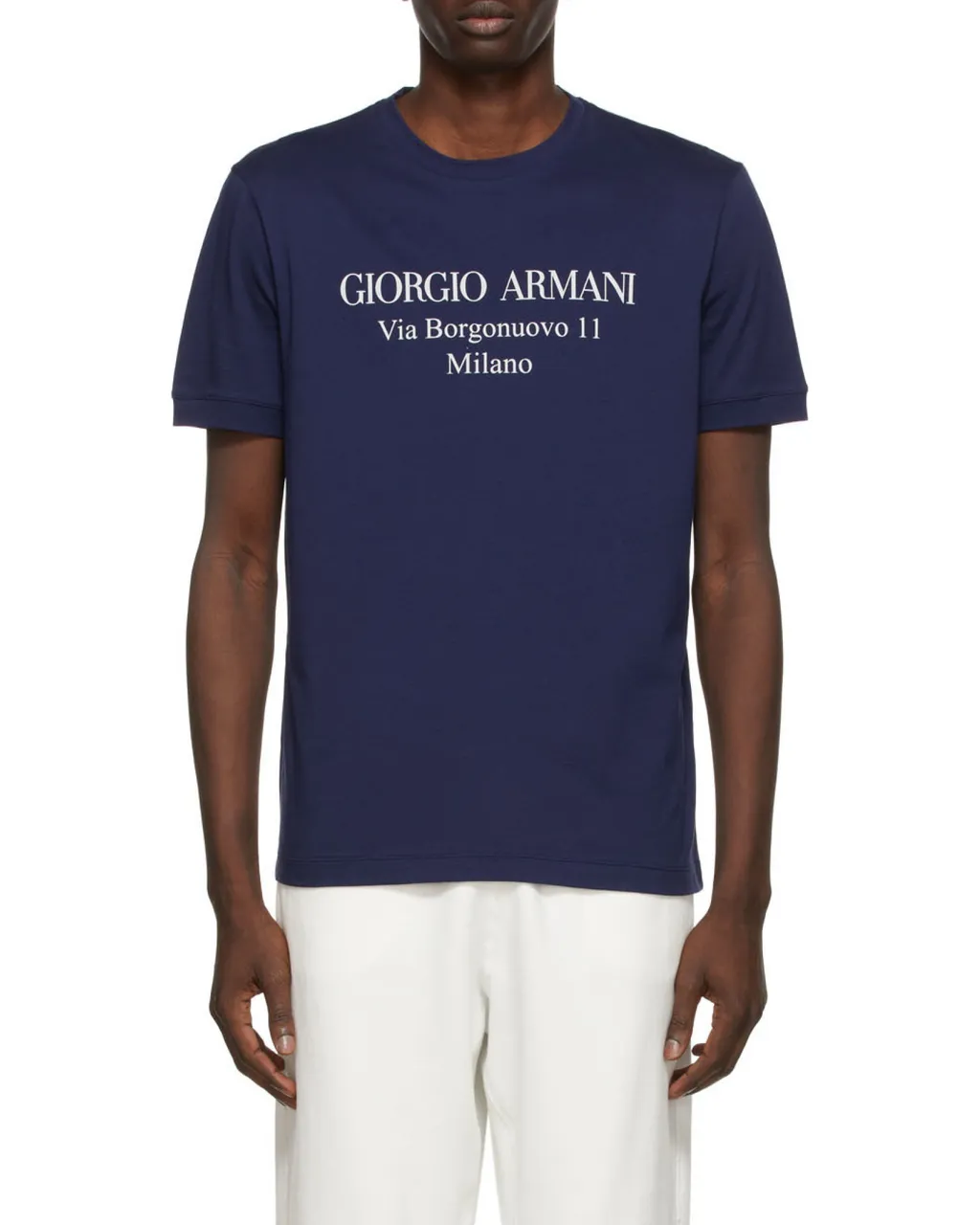 T-Shirt With Round Neck And Short Sleeves