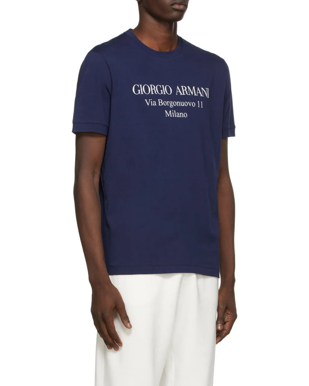 T-Shirt With Round Neck And Short Sleeves