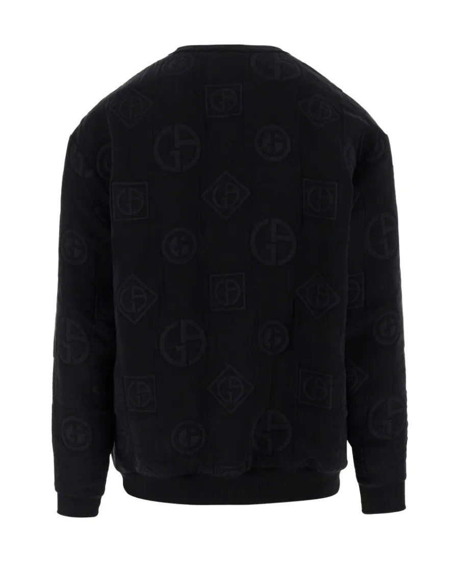 Embroidered Logo Crew-Neck Sweatshirt