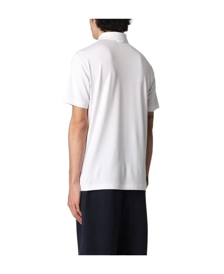 Embroidered-Logo Short-Sleeved Polo Shirt