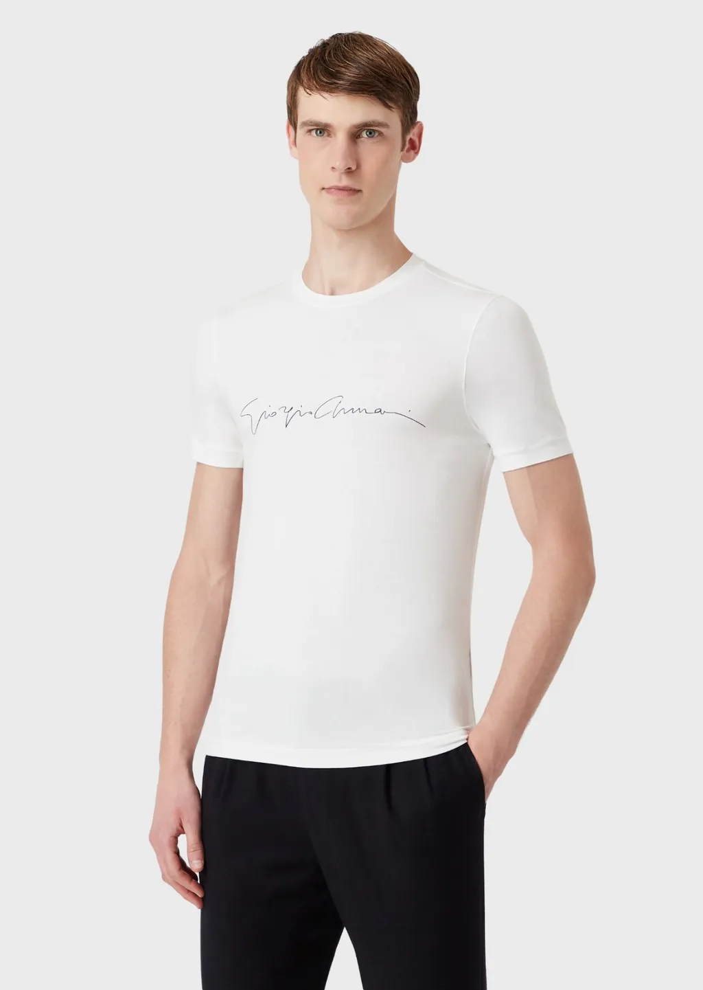 Logo Print Crewneck T-Shirt