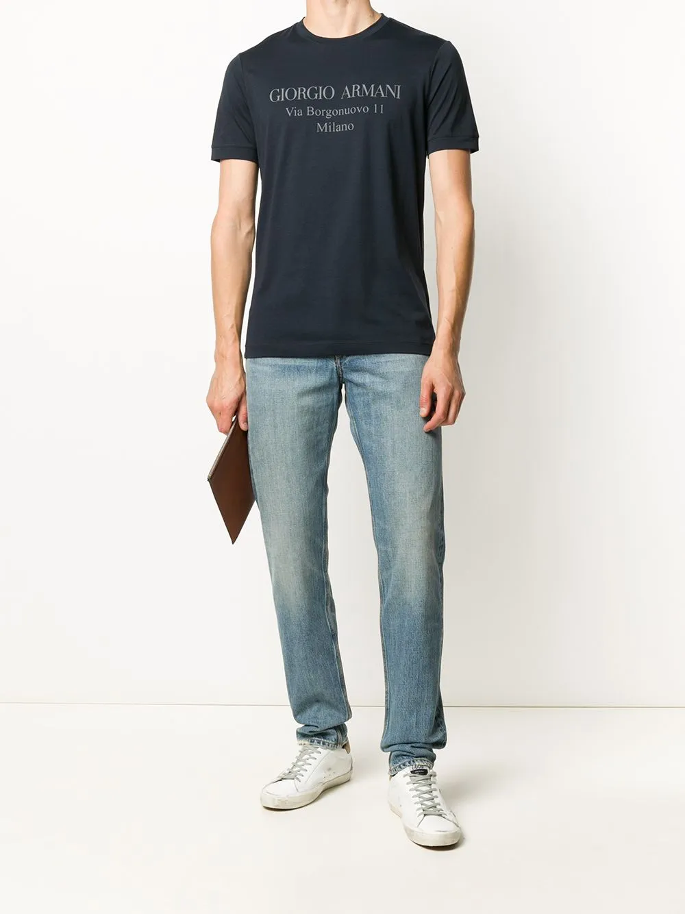 Logo Print Crewneck T-Shirt