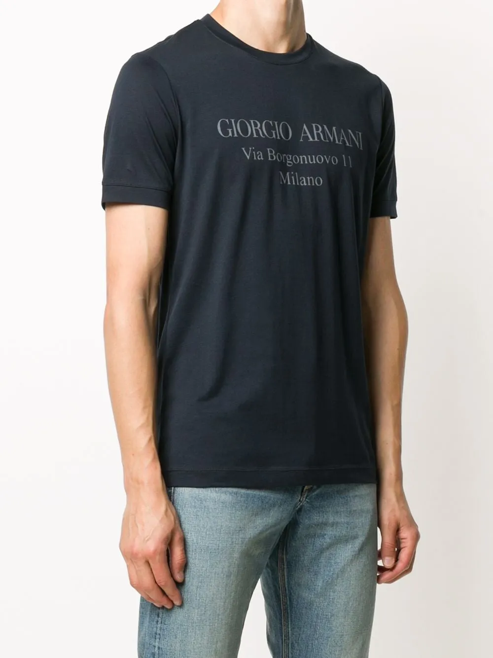 Logo Print Crewneck T-Shirt