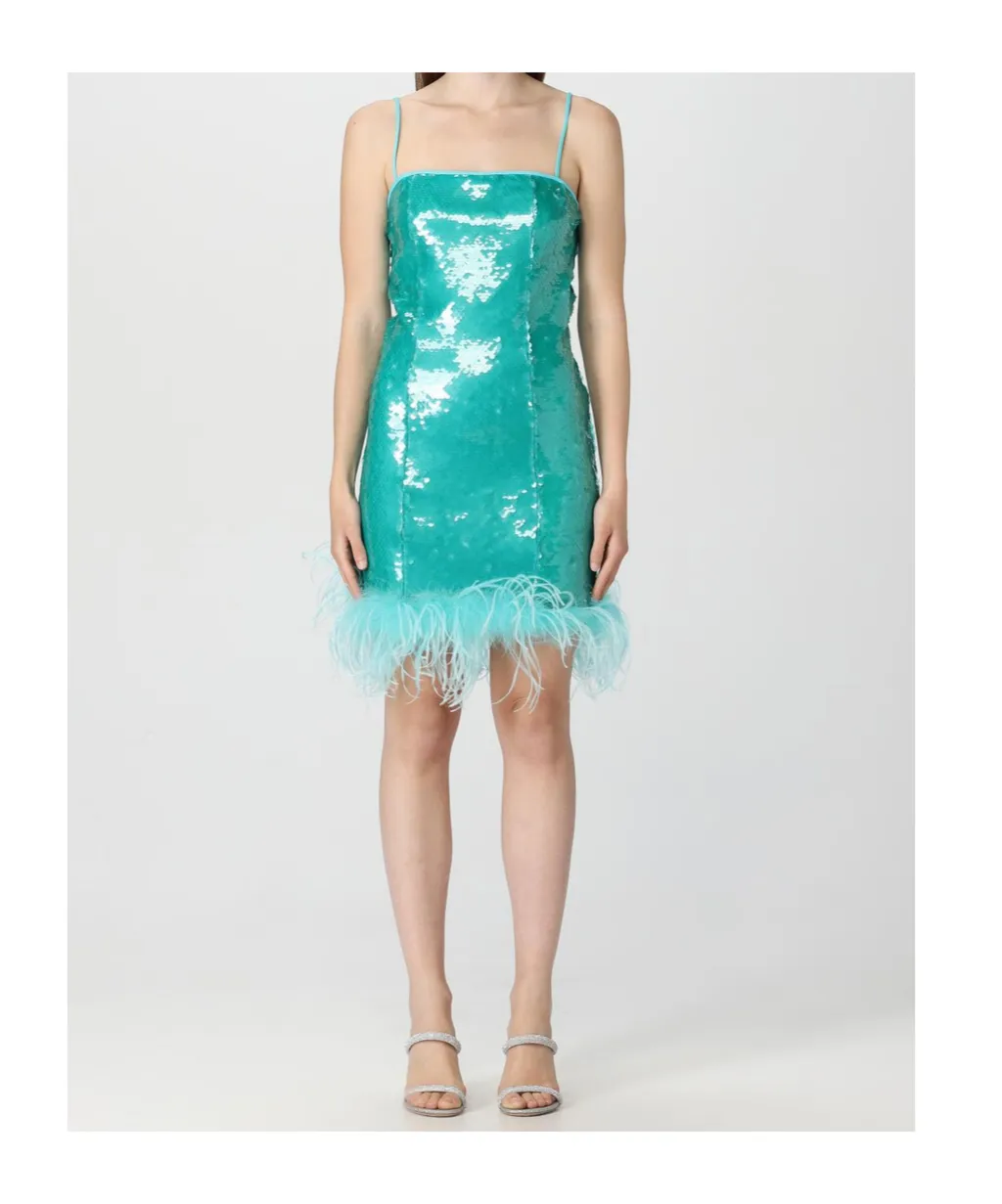 Sequin Embellished Sleeveless Dress