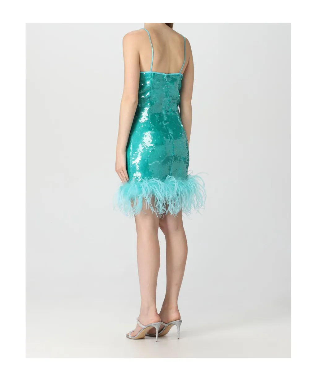 Sequin Embellished Sleeveless Dress