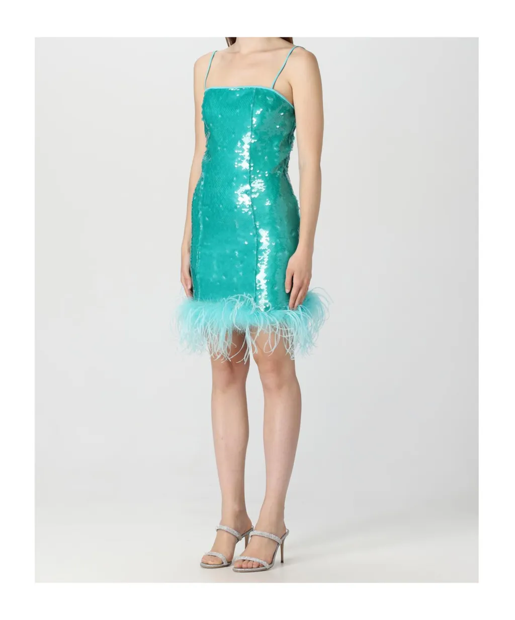 Sequin Embellished Sleeveless Dress