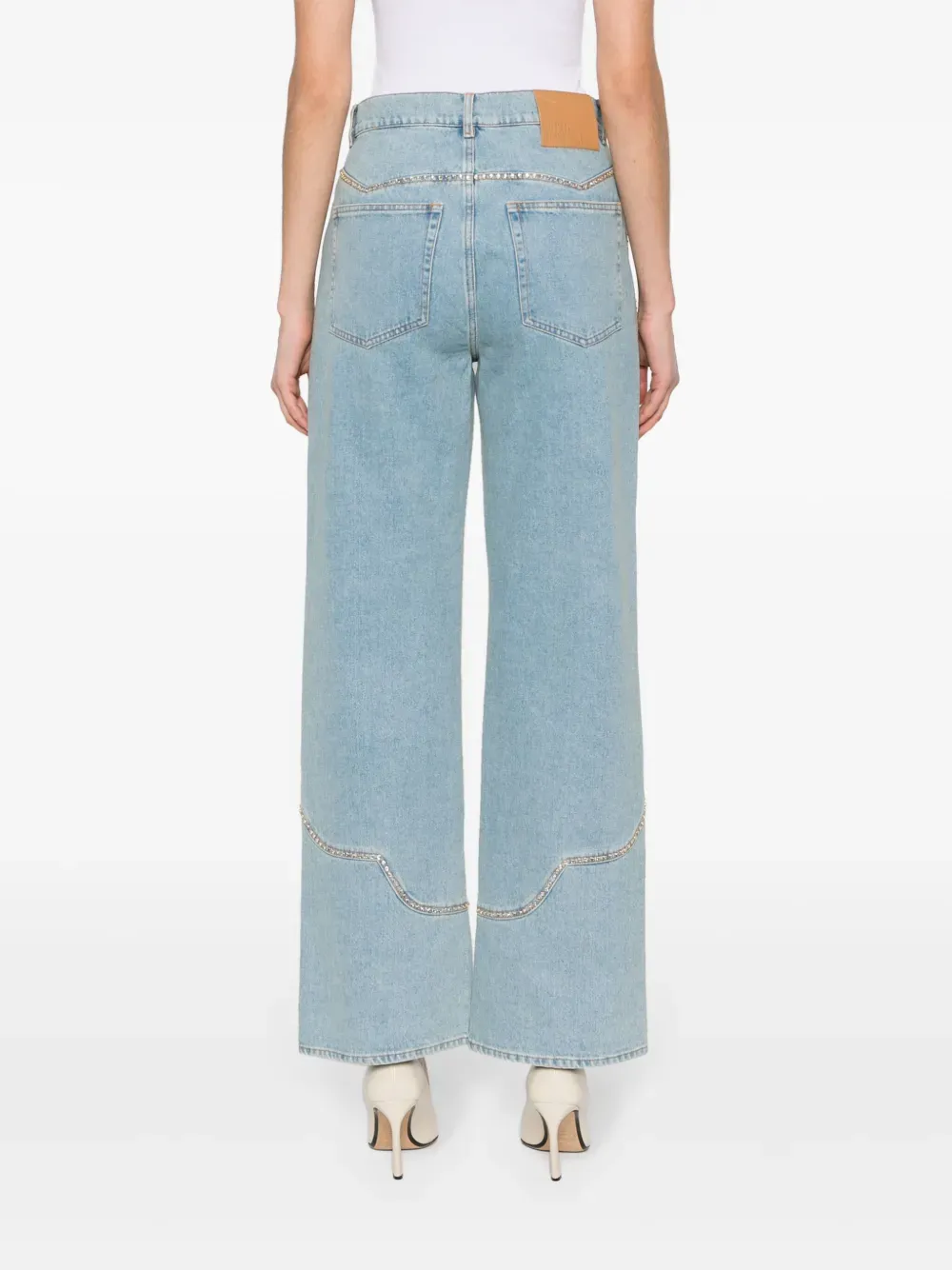 High-Rise Straight-Leg Jeans