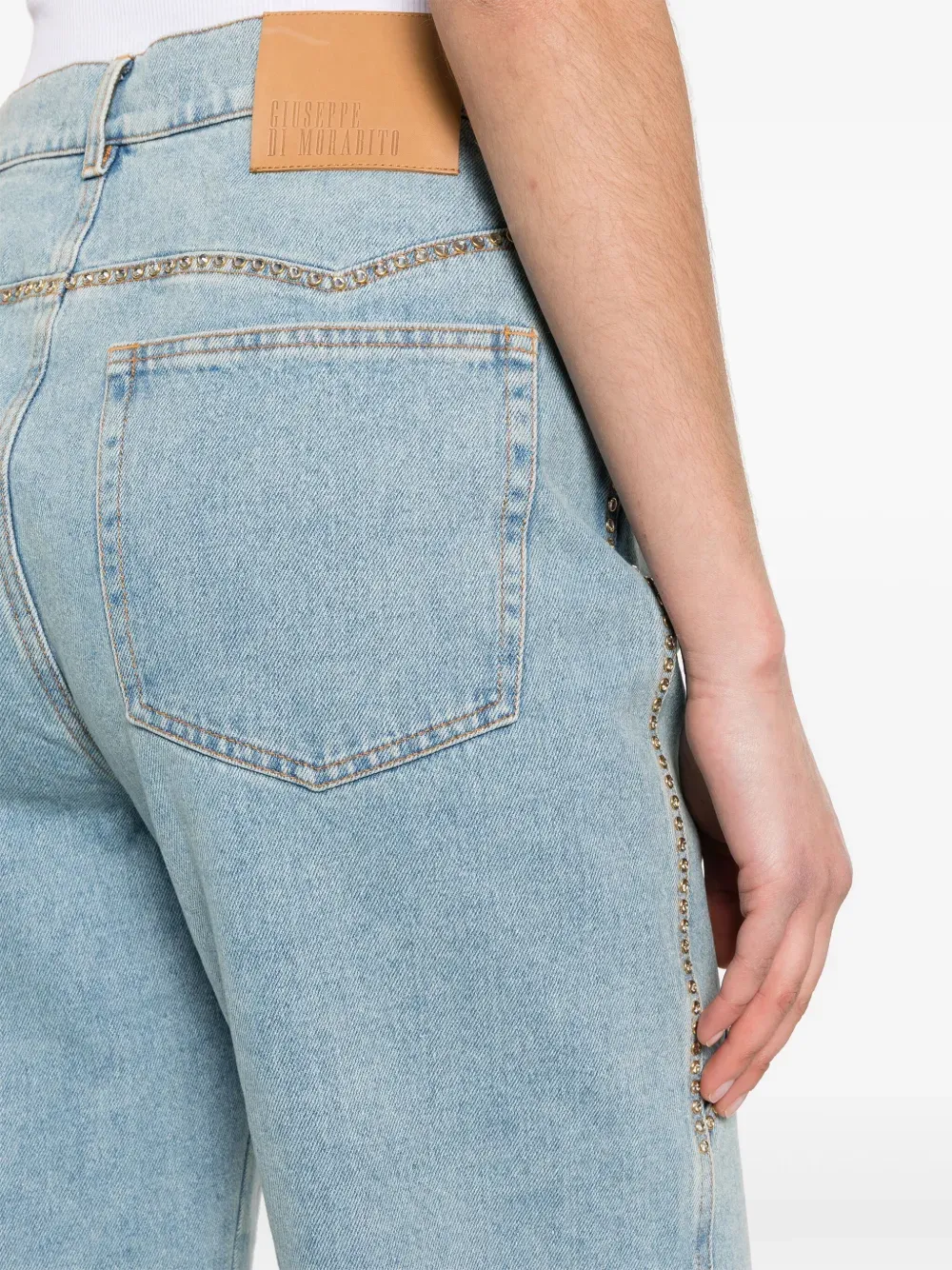 High-Rise Straight-Leg Jeans